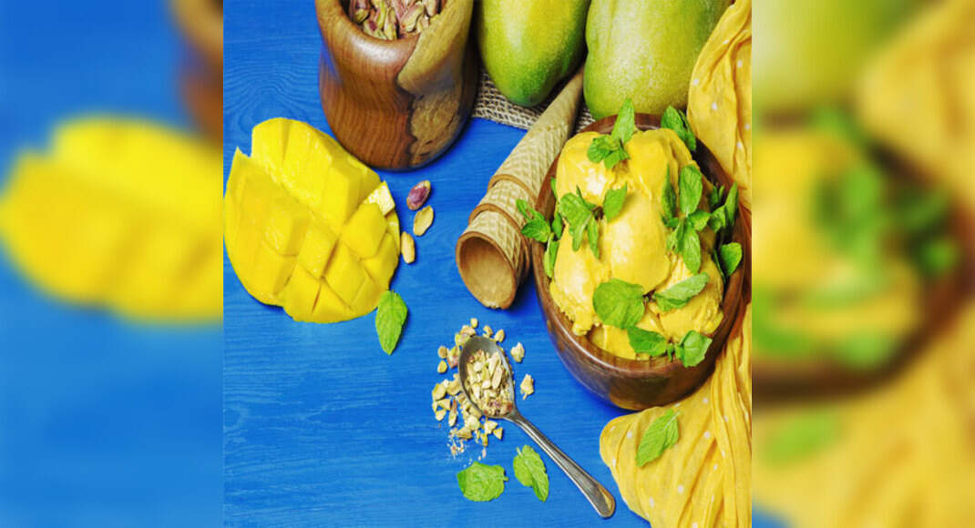 Mango Pistachio Cardamom Ice Cream Recipe: How to Make Mango Pistachio Cardamom Ice Cream Recipe | H