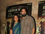 Kunaal Roy Kapur with Shayonti at the screening