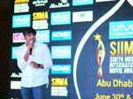 Sathish during siima press meet