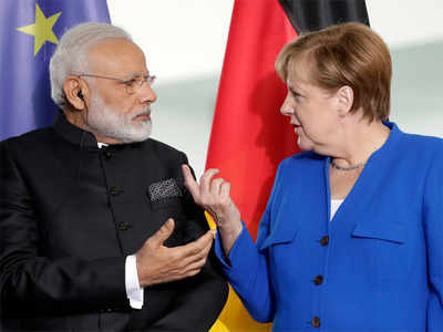 PM Modi backs Merkel's EU leadership as Trump scolds Germany