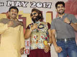 Manoj Tiwari, Gurmeet Ram Rahim Singh and Vijender Singh