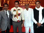 Abhishek Bachchan, Mukesh Rishi, Avtar Gill and Surendra Pal posing