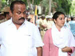 Bhavana at the funeral