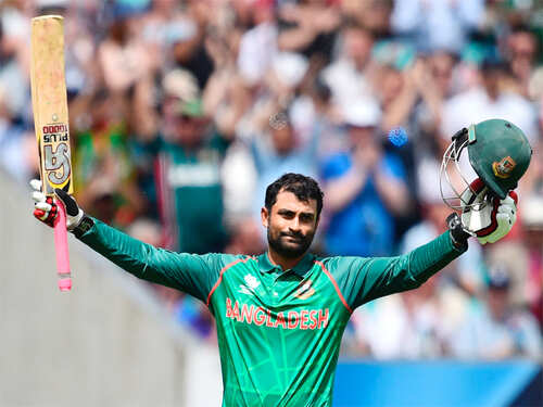 Champions Trophy: Tamim Iqbal ton powers Bangladesh to 305/6