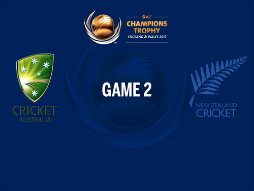 Champions Trophy Live: Australia v New Zealand