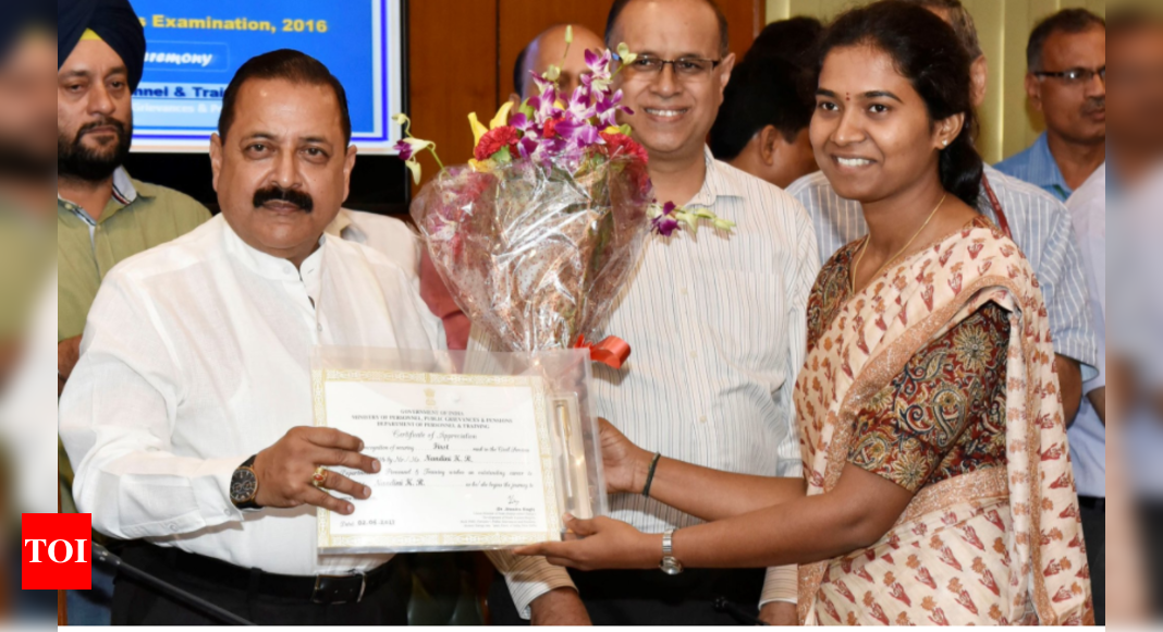 Be humble and committed MoS PMO to UPSC toppers India News Times