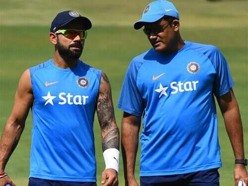 No 'showdown', coach Kumble gives Kohli throwdowns