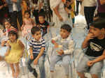 Kids enjoying during birthday party