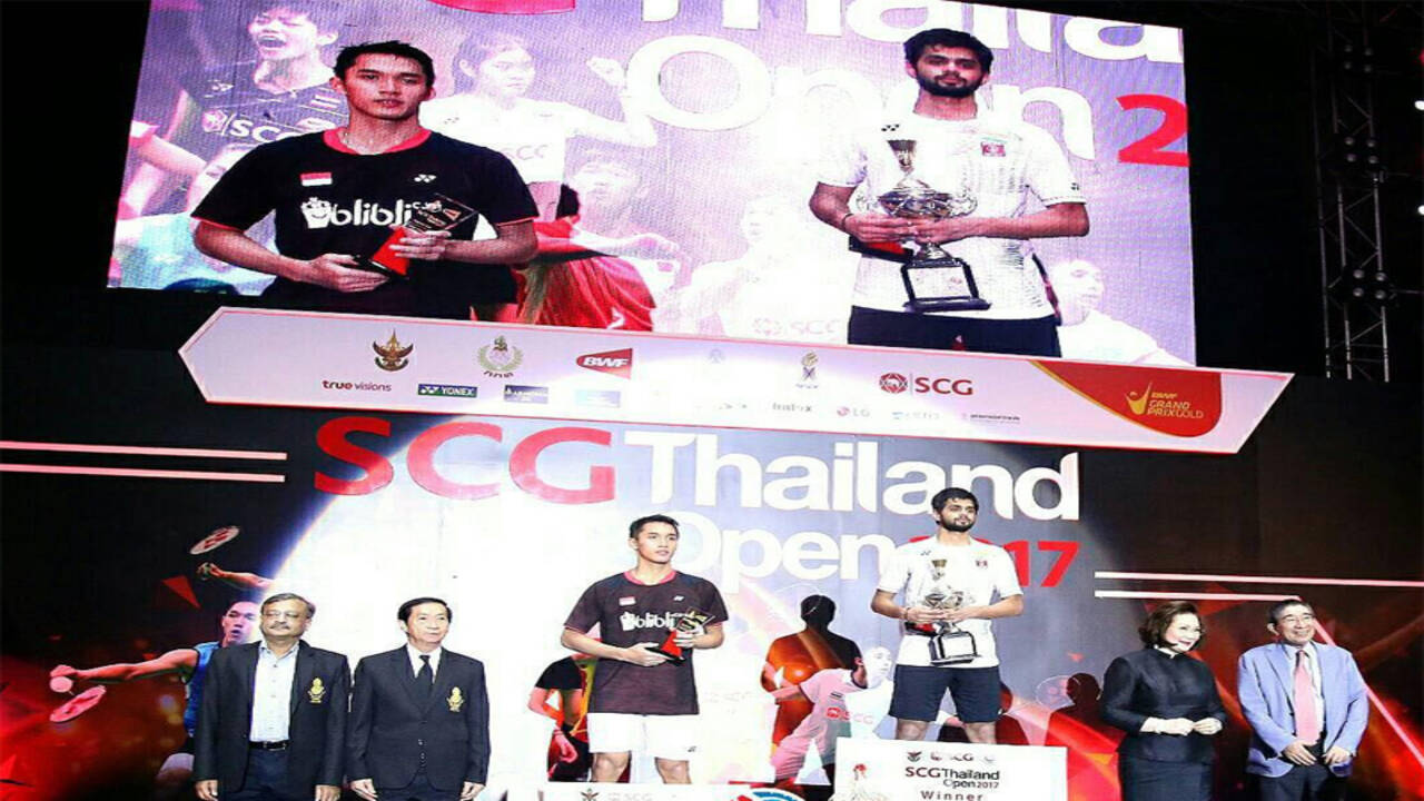 槓！ （Snatch） Promo ワールドプレミア: 台北 Shuttler Sai Praneeth wins Thailand Grand Prix Gold title