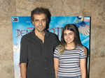 Imtiaz Ali and his daughter Ida Ali at Dear Maya screening