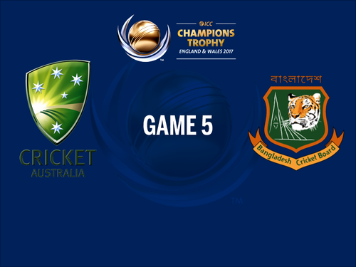 Champions Trophy Live: Australia v Bangladesh