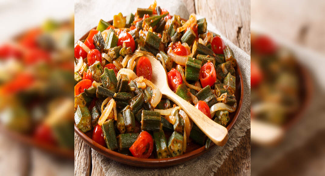 PanFried Okra and Tomatoes Recipe How to Make PanFried Okra and