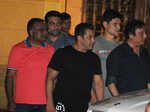 Salman Khan and Niketan Madhok during a party