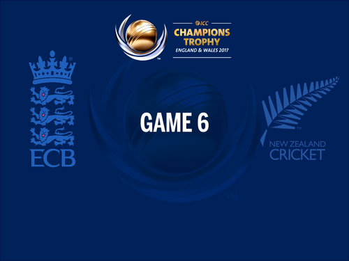 Champions Trophy Live: England v New Zealand
