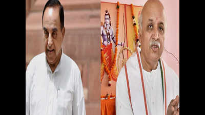 Subramanyam Swami, Pravin Togadia may discuss Ram temple at Ayodhya meet