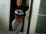 Christy Mack shows her toned body