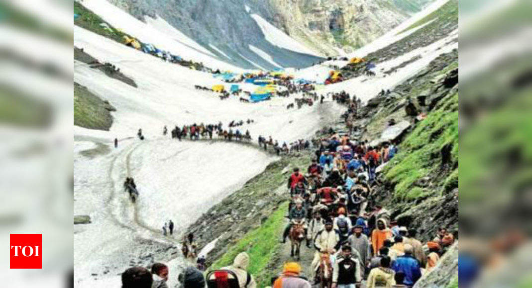 2 Lakh Pilgrims Registered So Far For Amarnath Yatra India News Times Of India