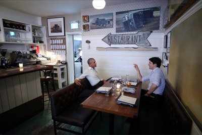 Obama and Trudeau's dinner date has Twitter going gaga over their bromance