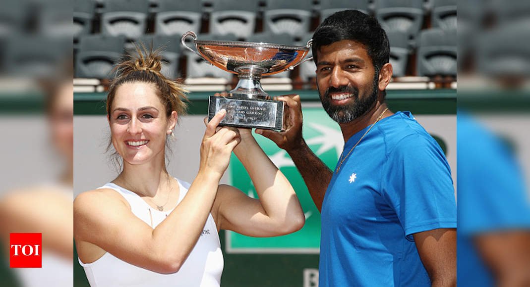 French Open BopannaDabrowski clinch French Open mixeddoubles title