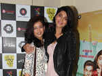 Akshara Haasan and Shruti Haasan at the screening of Behen Hogi Teri