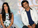 Katrina Kaif and Ranbir Kapoor interact with the media