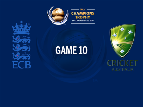Champions Trophy Live: England v Australia