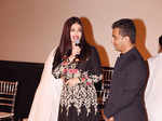Aishwarya Rai Bachchan and Vikram Phadnis during the music launch