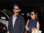 Neil Nitin Mukesh with wife Rukmini Sahay at airport