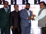 Gulshan Grover, Baldev Sharma and Rakesh Bedi giving award