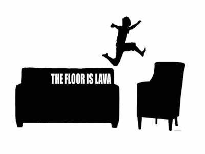 'The floor is lava' challenge has the internet hooked!