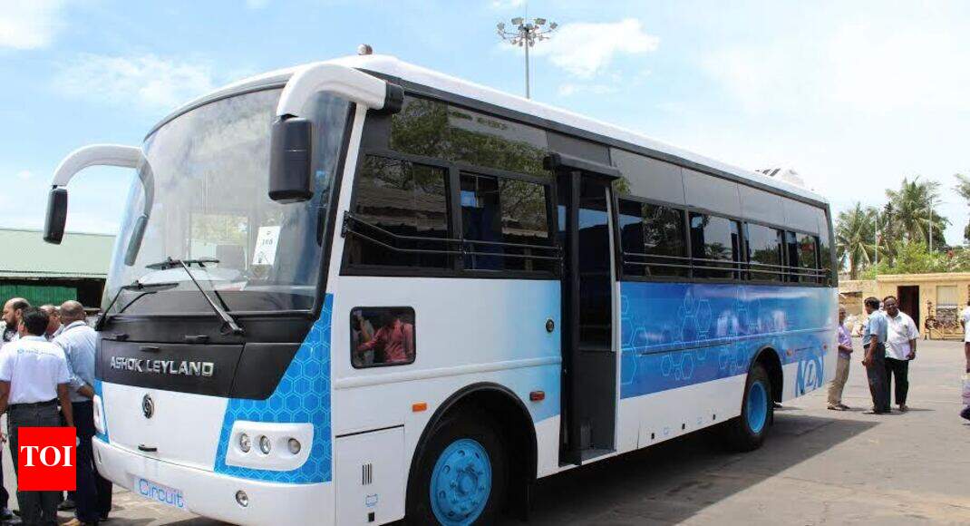 Ashok Leyland's electric bus Circuit testdriven for MTC in Chennai