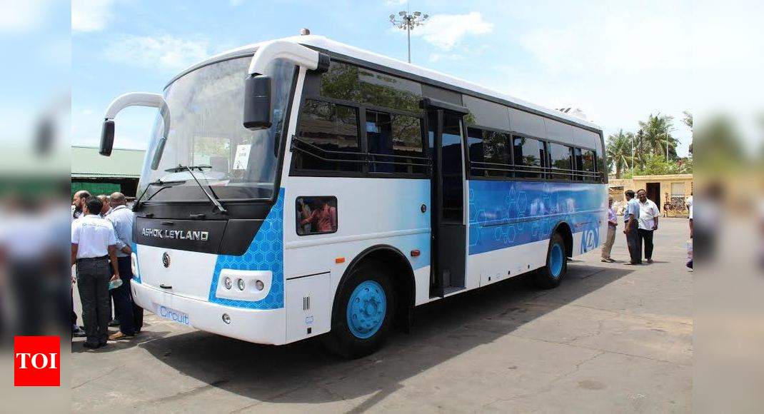 Ashok Leyland's electric bus Circuit testdriven for MTC in Chennai