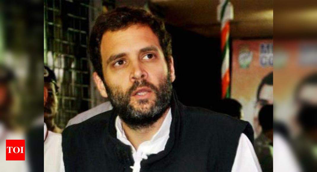 Rahul Gandhi Fear Spreading Across The Country Under Modi Rule India News Times Of India