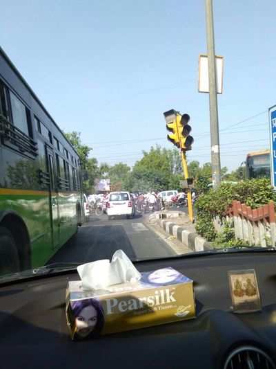 Blind Traffic Singal at Mayur Vihar III