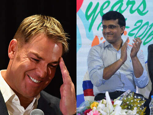 Shane Warne to wear England jersey after losing bet to Sourav Ganguly