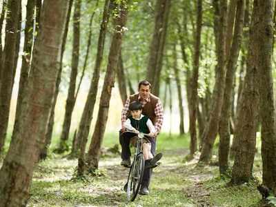 'Tubelight' new still: Salman Khan enjoys a bike ride with his li'l co-star Matin Rey Tangu
