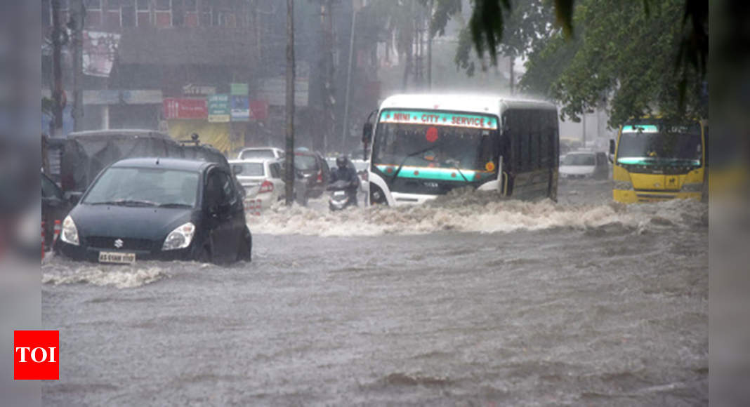 Waterlogging In Guwahati After Heavy Rain, 5 Relief Camps Set Up ...