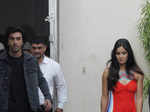 Ranbir Kapoor and Katrina Kaif arrive together