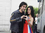 Ranbir Kapoor and Katrina Kaif pose together