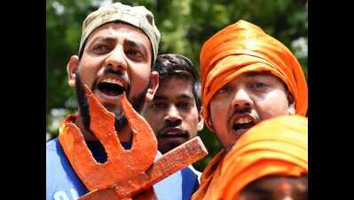 Now trishuls to protect cows fight Love Jihad