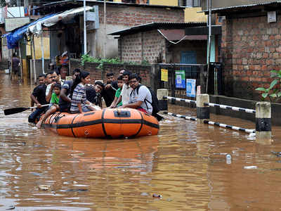 Imphal Valley hit hard by flash floods | Imphal News - Times of India