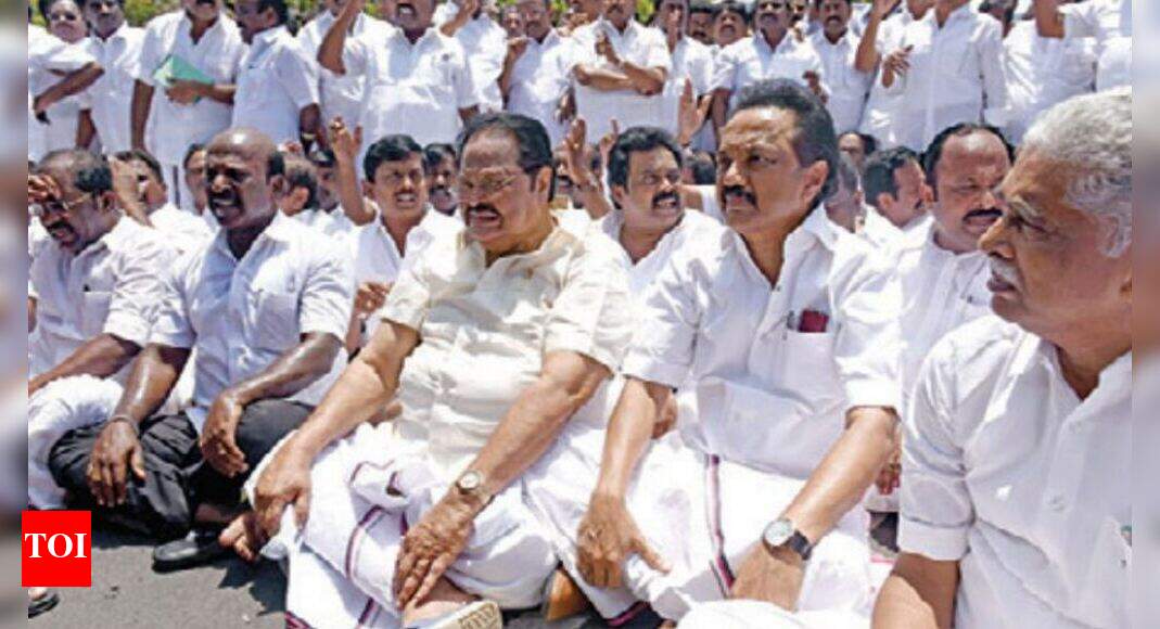 Tamil Nadu assembly: DMK bid to 'sting' govt ends in ...