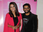 Jyoti Sethi and Sharib Hashmi during the screening