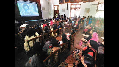 Arguing for creative freedom, SFI screens banned documentaries on college campuses in the State