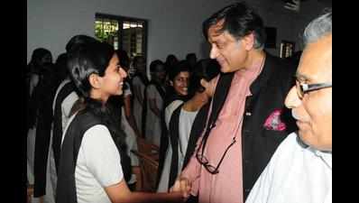 Be good human beings, Tharoor tells students