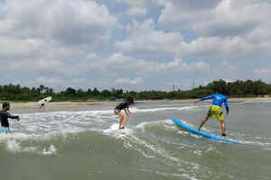 Learn surfing at Kallialay Surf School