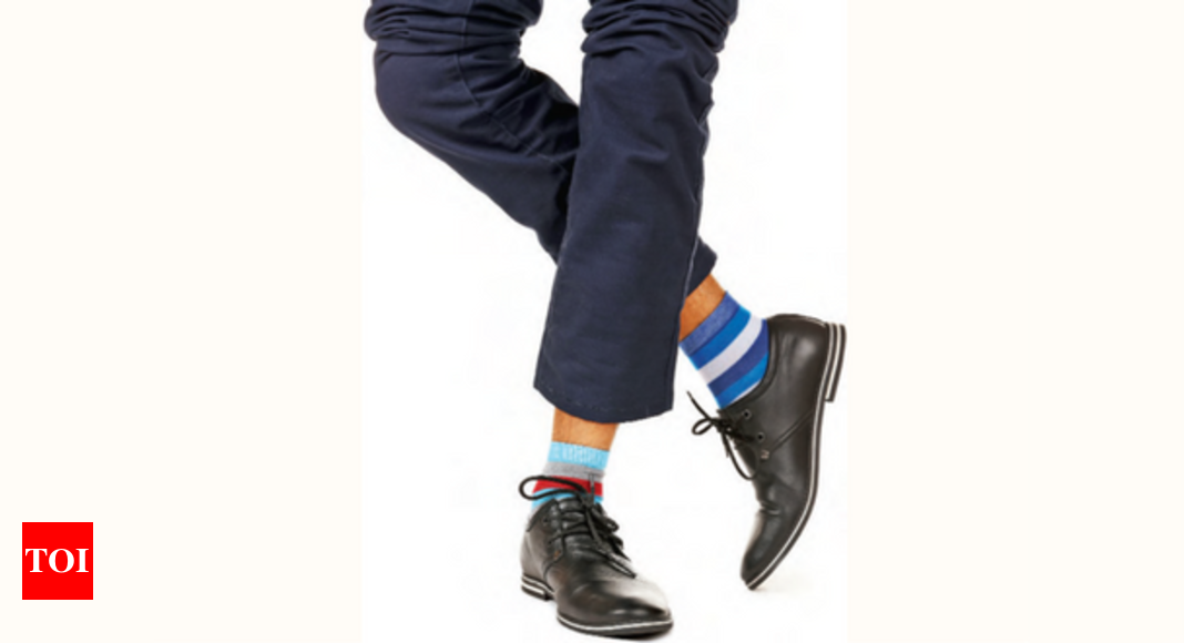 How to wear colourful socks? - Times of India