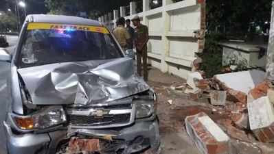 Compound wall of Madras HC chief justice’s residence damaged as SUV goes berserk