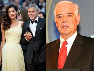 George Clooney's father Nick Clooney reveals how George met Amal Clooney