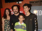 Mahesh Thakur with his family during cars 3 screening